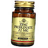 Цинк Піколінат Солгар Solgar Zinc Picolinate 22 mg 100 таблеток, фото 8