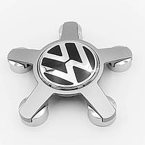 Ковпачок (заглушка) на литі диски VW (Фольксваген) 135 мм ЗІРКА, Сірий (4F0601165), фото 4