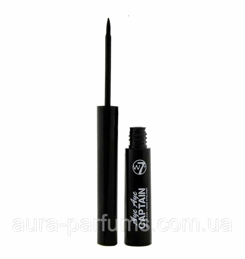 Підводка для очей W7 Aye Captain liquid Eye Liner Very Black