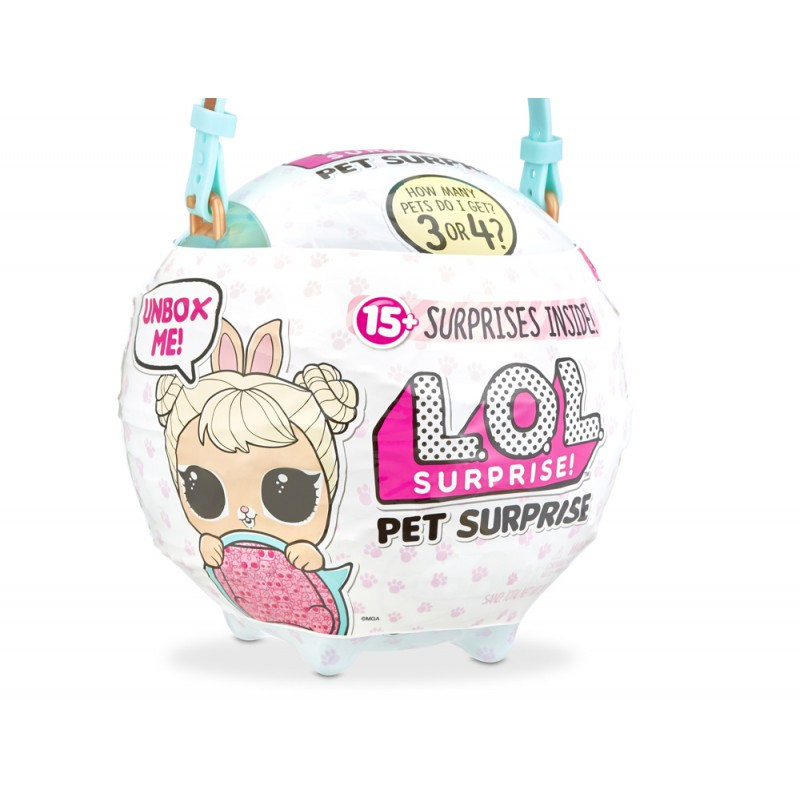L.O.L. Surprise! W2 Секретні меседжі Улюбленець кролик Банні декодер Biggie Pet Cottontail QT (554745)