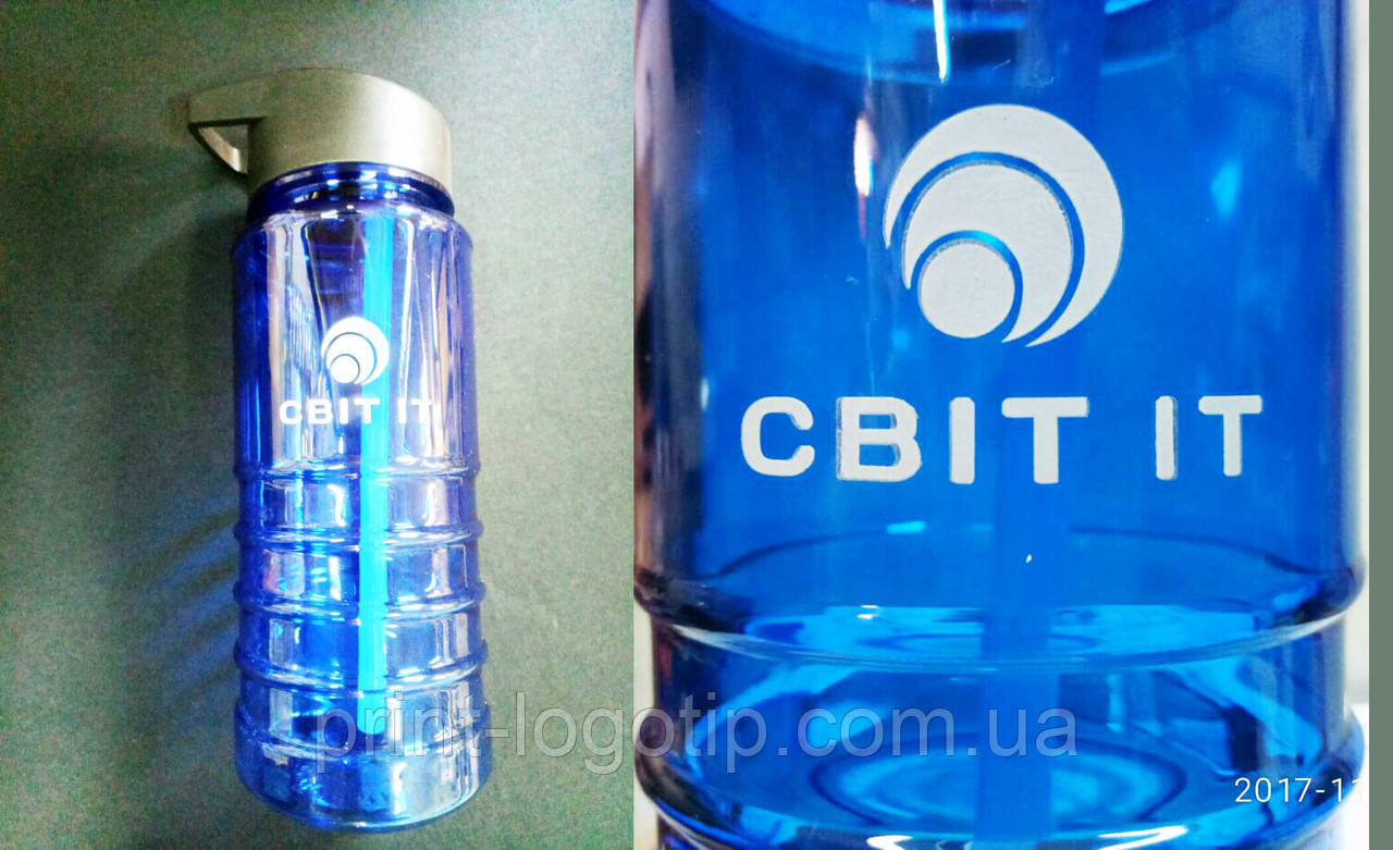 Бутылки с логотипом, друк на пляшках для води