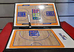 Тренерський планшет/тачка для тренера з баскетболу з магнітними фішками 32х24см