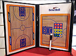 Тренерський планшет/тачка для тренера з баскетболу з магнітними фішками 32х24см, фото 3