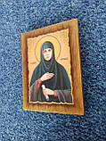 Іменна ікона Преподобномучениця Мстислава 20х15 см (рамка № 16), фото 2