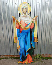 Фігура Божої Матері "Покрова" на композиті для хреста 1.2м