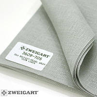 Ткань для вышивания Belfast 32 (ширина 140см) жемчужно-серый