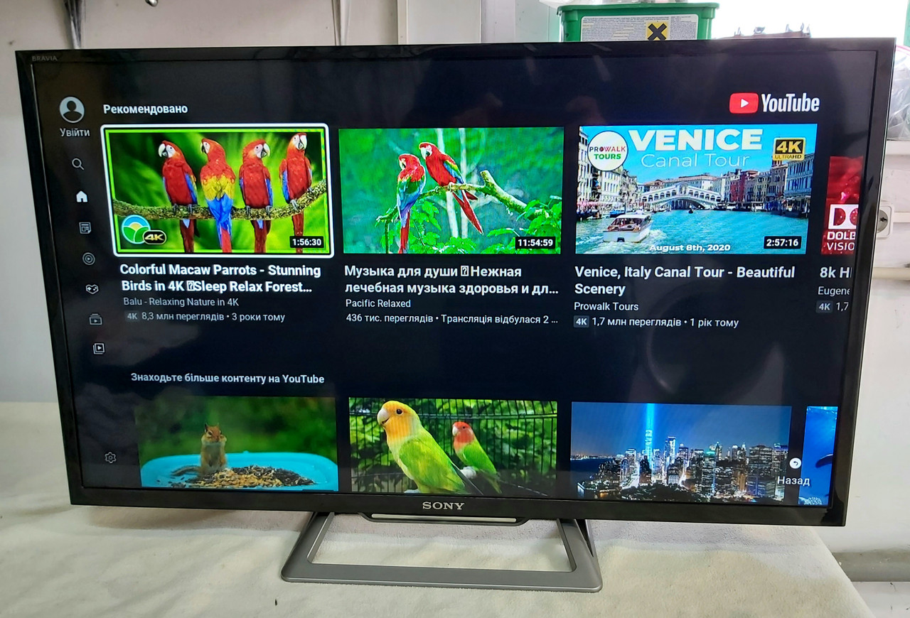 Б/у смарт телевізор з Німеччини Соні Sony KDL-32R505C чорний