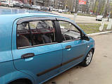 Дефлектори вікон (вітровики) Hyundai Getz 2002-2011 (Autoclover/Корея), фото 2