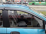 Дефлектори вікон (вітровики) Hyundai Getz 2002-2011 (Autoclover/Корея), фото 5