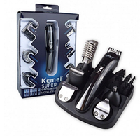 Триммер мужской Kemei универсальный 11в1 для стрижки волос и бритья бороды также для носа (KM-600)! Лучший