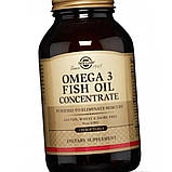 Омега 3 Солгар Solgar Omega 3 Fish Oil Concentrate 120 капсул, фото 8