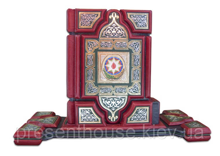 Книга шкіряна Історія Азербайджану., фото 1