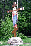 Фігура Божої Матері "Покрова" на композиті для хреста 1.2м, фото 2