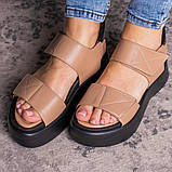 Жіночі сандалії Fashion Cheyenne 3060 40 розмір 25,5 см Бежевий, фото 5