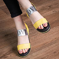 Жіночі сандалії Fashion Luna 1799 38 розмір 24,5 см Жовтий