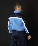 Чоловічий спортивний костюм монтана блакитний Вінтаж 90-х Montana sport Туреччина Спортивні костюми великі розміри, фото 4