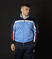 Чоловічий спортивний костюм монтана блакитний Вінтаж 90-х Montana sport Туреччина Спортивні костюми великі розміри