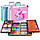 Набір для малювання Єдиноріг в алюмінієвій валізі 145 предметів Рожевий, фото 2