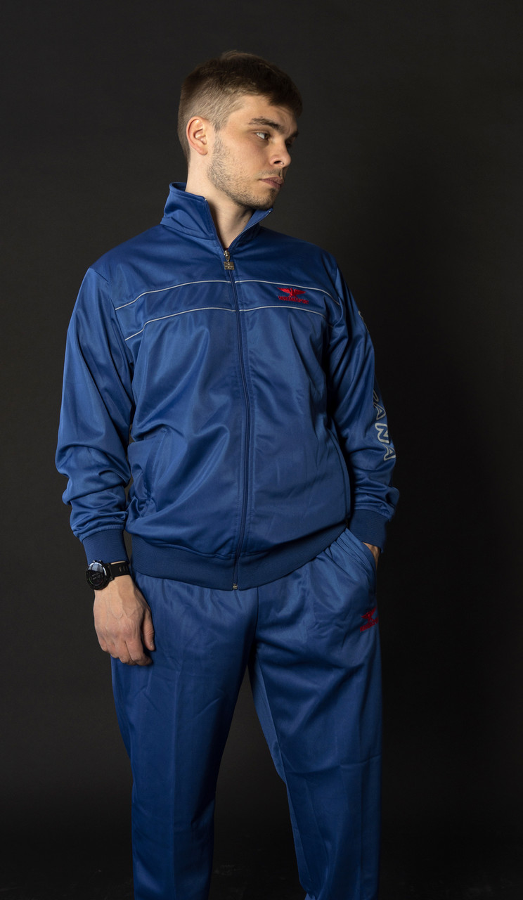 Мужской спортивный костюм монтана синий Винтаж 90-х Montana sport Турция Спортивные костюмы большие размеры - фото 5 - id-p1471224195