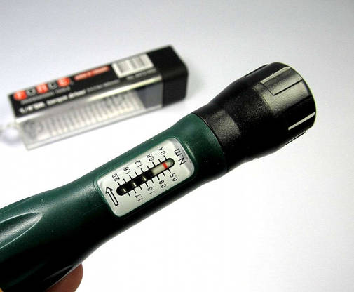 Викрутка динамометрична FORCE 64721605 1/4" (1-5 Нм), фото 2