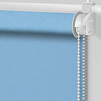 Тканевый ролет Пастель Деним голубой