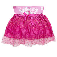 Детская карнавальная юбочка, 27 см, темно-розовый, текстиль