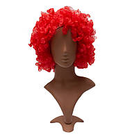 Карнавальный парик, 48-50 см, рыжий, синтетическое волокно
