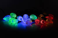 Світлодіодна новорічна гірлянда з насадками 20Л різнокольорові, LED (650910)