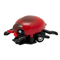 Игрушка заводная жук Aohua, 6 см, красный, пластик