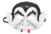 Карнавальная маска вампира, 22x18 см, полимер, белый