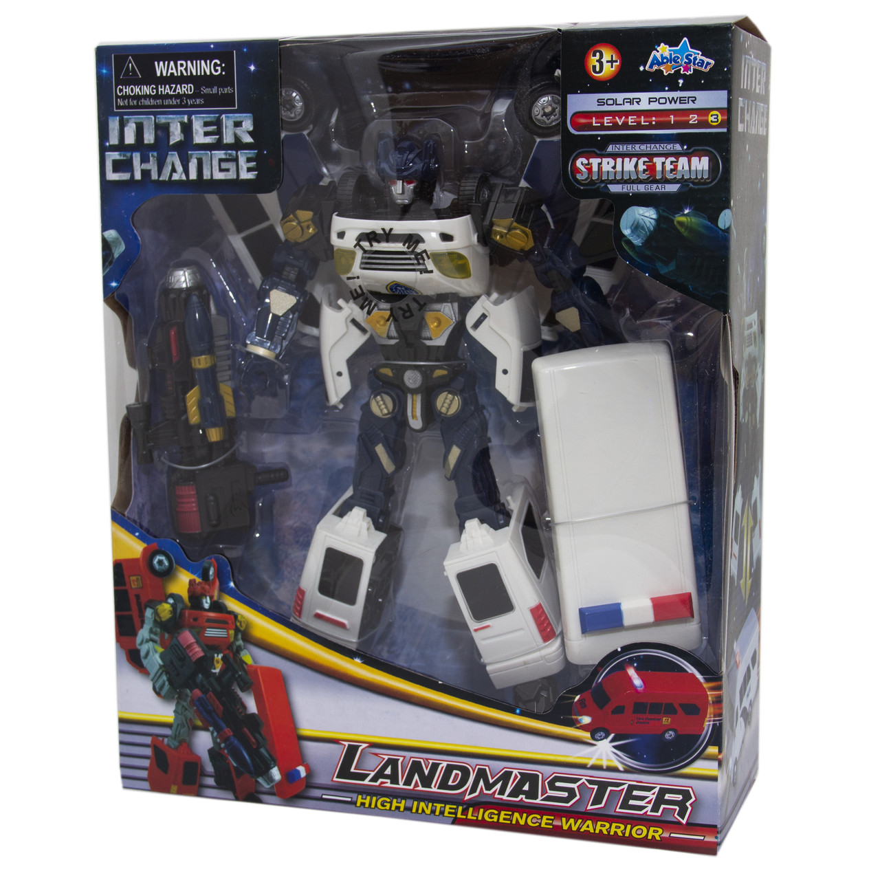 Трансформер Робот-спасатель "ЛЕНДМАСТЕР", Синий — в Категории "Игровые ...