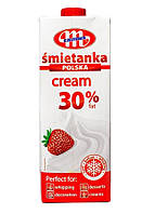 Вершки Smietanka Mlekovita 30% 1000 мл, Польща