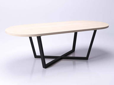 Стіл LOFT кухонний овальний