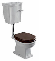 Унітаз з дерев'яним сидінням та середнім бачком Hermitage Artceram