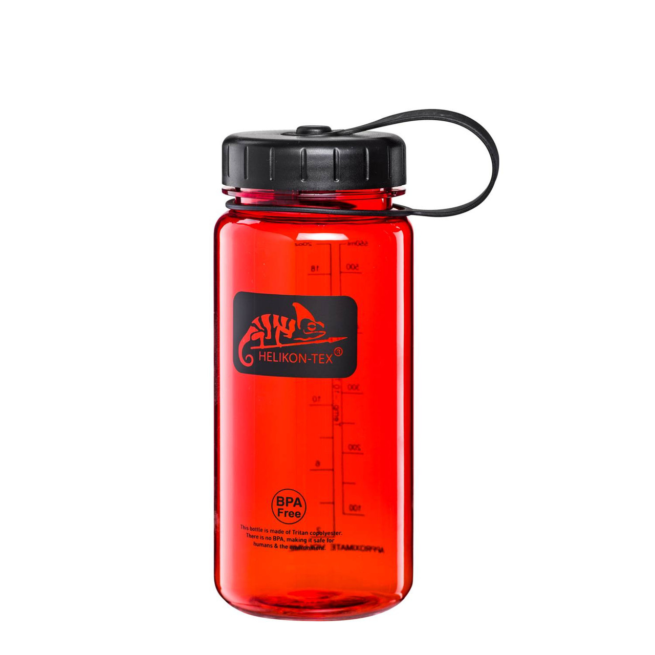 Пляшка фляга Helikon-Tex® TRITAN™ BOTTLE Wide Mouth (550 ml) - Red/Black