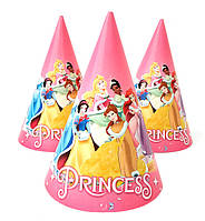 Колпачки бумажные "Принцессы" (5шт.), Польша, высота - 15 см