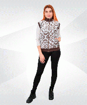 Жилетка жіноча махрова 03099 Лідія вельсофт