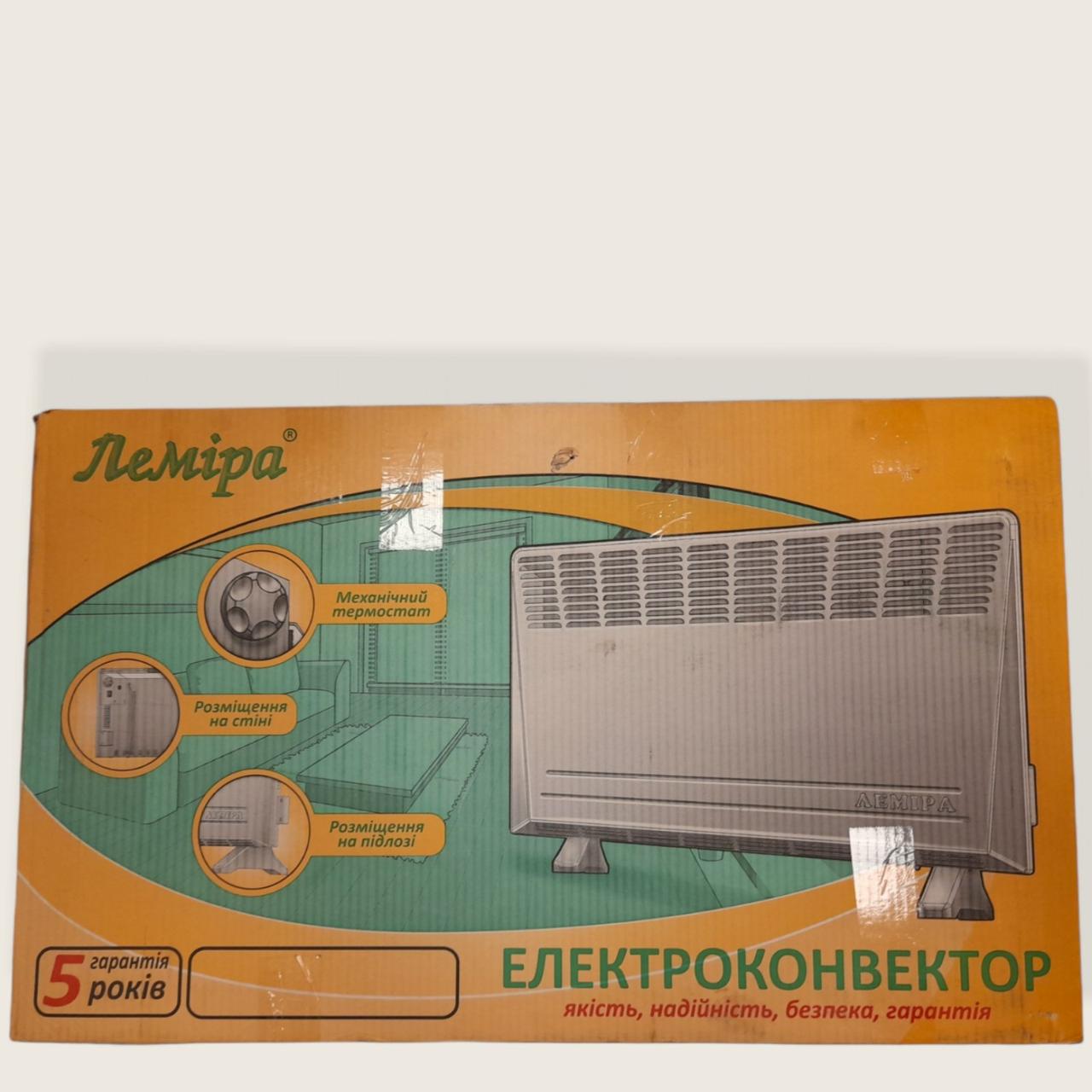 Электроконвектор Лемира ЭВУА 1.5 /220 брызгозащитный /Лемира, Украина/ - фото 2 - id-p1471270368