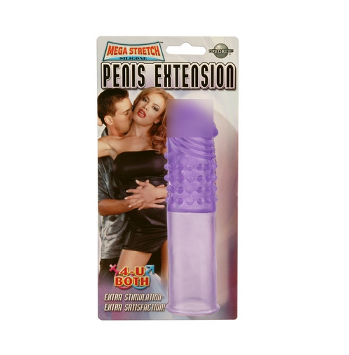 Насадка на член Mega Stretch Penis Extension, фіолетовий