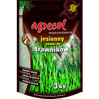 Agrecol/Агрекол, 3 кг осеннее фосфорно-калийное удобрение для газонов