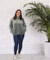 Куртка жіноча махрова 03718 вельсофт