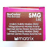 5MG (світлий шотен мокко золотистий) Стійка крем-фарба для волосся Matrix SoColor Pre-Bonded,90ml, фото 2