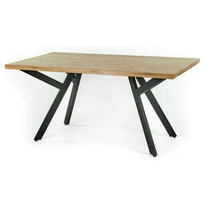 Стіл на металевих ногах обідній