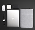 Чохол для Макбук MacBook Air/Pro 13,3" 2008-2020 Світло-сірий, фото 4