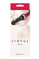 Кляп силіконовий Sinful Bar Gag Pink