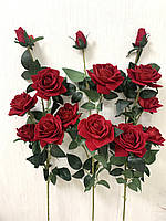 Троянда декоративна.Вітка троянди для підлоги вази (імітація живою 115 см), фото 7