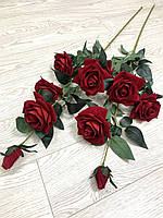 Троянда декоративна.Вітка троянди для підлоги вази (імітація живою 115 см), фото 2