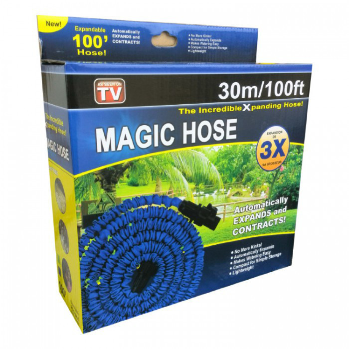 Шланг садовий поливальний X-hose 7.5 метрів м СИНІЙ