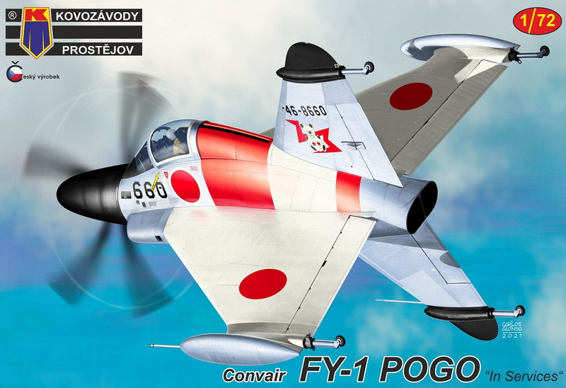 Пластикова модель 1/72 Kovozavody Prostejov 0259 експерементальний літак FY-1 Pogo „In service“