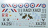 Пластикова модель 1/72 AZ model 7579 британський винищувач Saunders Roe SR-53 F.Mk.I, фото 4